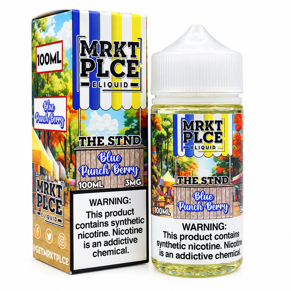 Blue Punchberry - 3mg - MRKT PLCE - 100mL