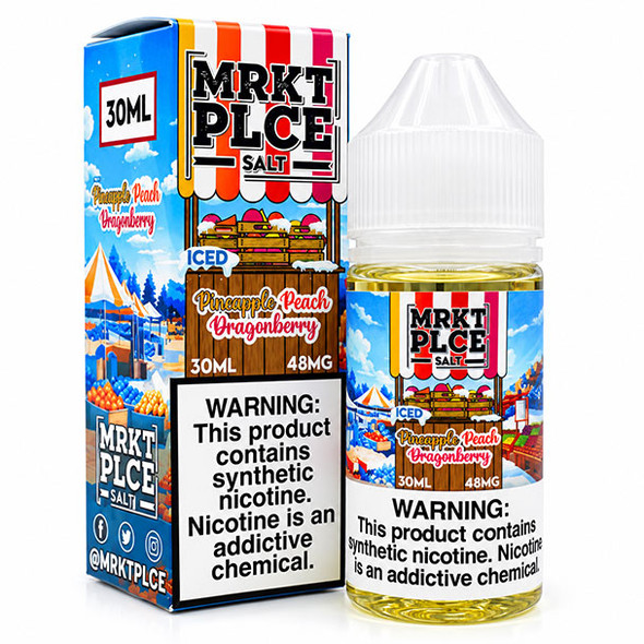 Iced Pineapple Peach Dragonberry - 48mg - MRKTPLCE Salt 30mL