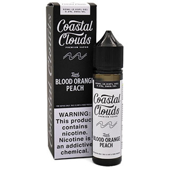 ICED Blood Orange Peach - Coastal Clouds Co. - 60mL -  3mg  - Box and Bottle - Thumbnail