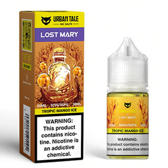 Tropic Mango Ice - 35mg - Urban Tale X Lost Mary - 30mL Thumbnail Sized