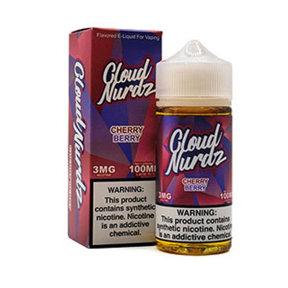 Cherry Berry - 3mg - Cloud Nurdz - 100mL Thumbnail Sized