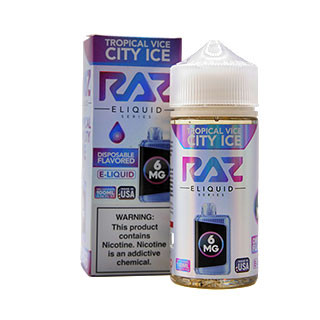 Tropical Vice City Ice - 6mg - Pod Juice x Raz - 100mL
