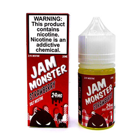 Strawberry - Jam Monster Salts - 30mL - 48mg  Thumbnail Sized