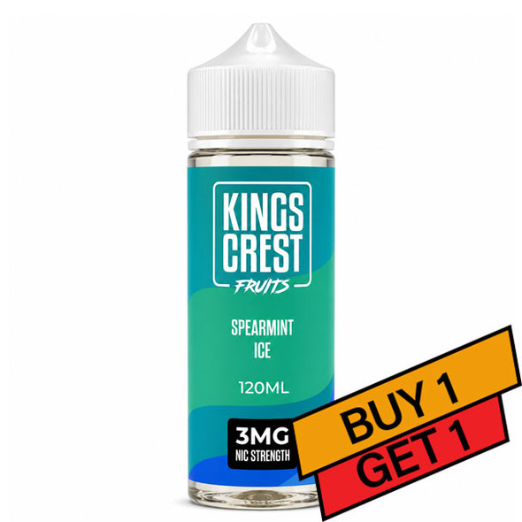 Spearmint Ice - 3mg - Kings Crest Fruits - 120mL Buy 1 Get 1