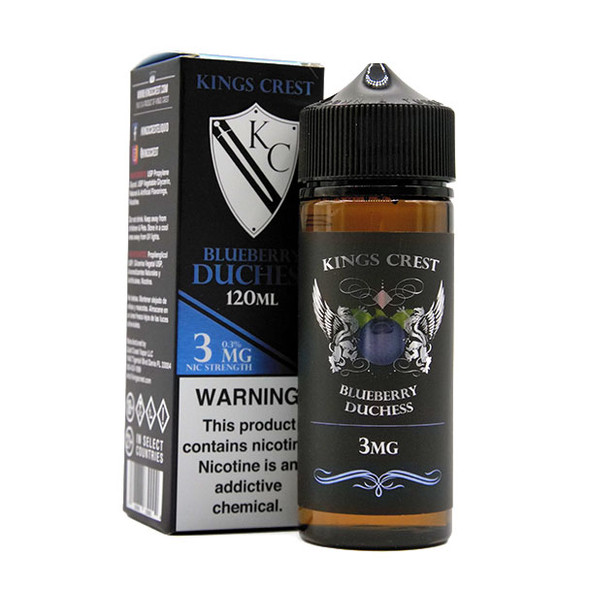Blueberry Duchess Reserve - 3mg - Kings Crest - 100mL