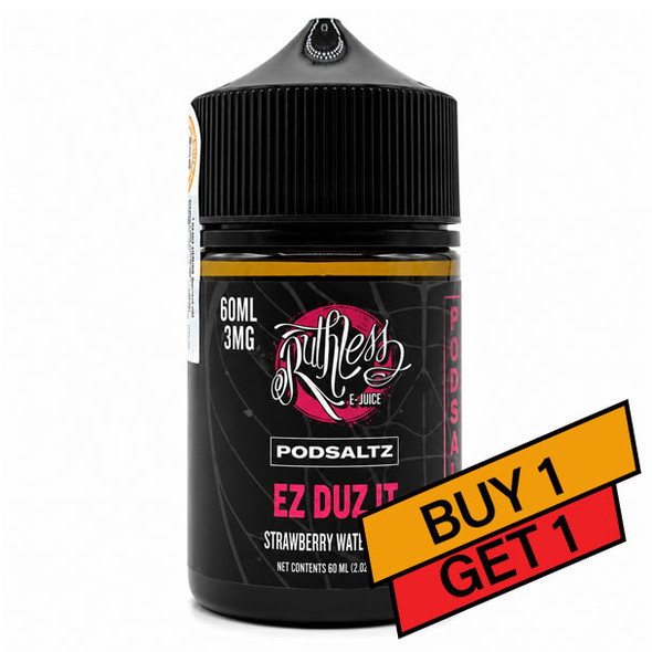 EZ DUZ IT- 35mg - Ruthless Pod Saltz - 60mL Buy 1 Get 1