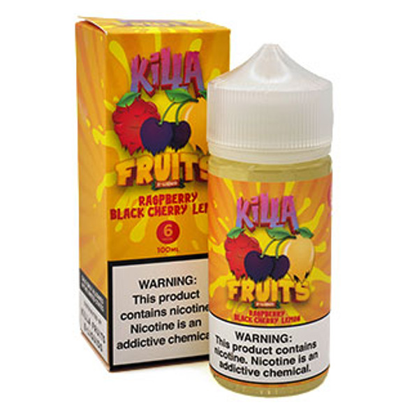 Raspberry Black Cherry Lemon - 6mg - Killa Fruits - 100mL Thumbnail Sized