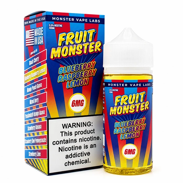Blueberry Raspberry Lemon - Fruit Monster - 100mL- 6mg