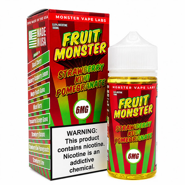 Strawberry Kiwi Pomegranate - Fruit Monster - 100mL - 6mg
