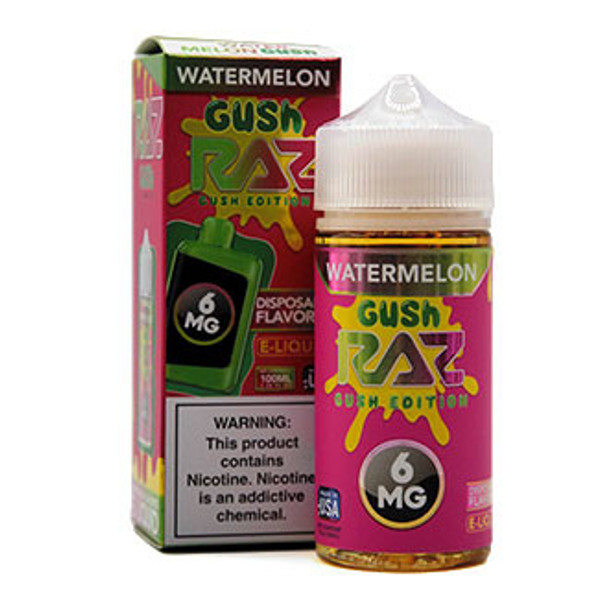 Watermelon Gush - 6mg - Pod Juice X RAZ - 100mL