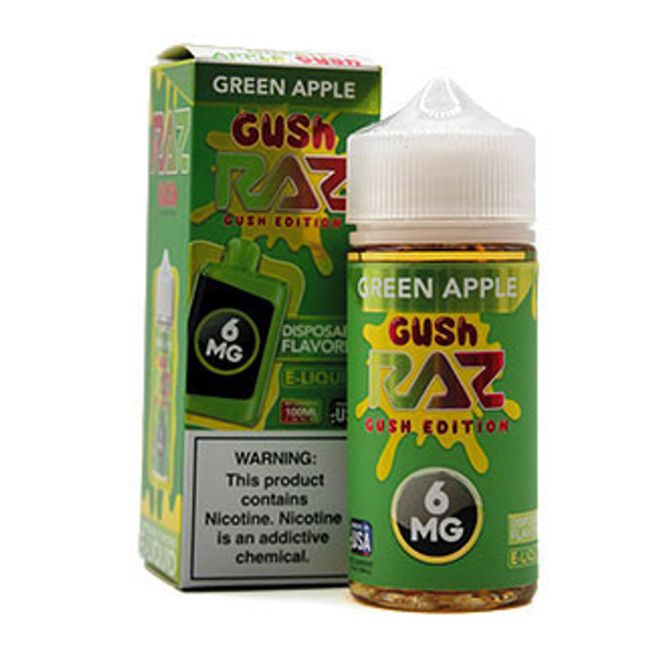 Green Apple Gush - 3mg - Pod Juice X RAZ - 100mL