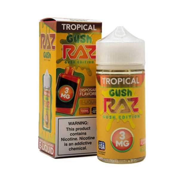 Tropical Gush - 3mg - Pod Juice X RAZ - 100mL