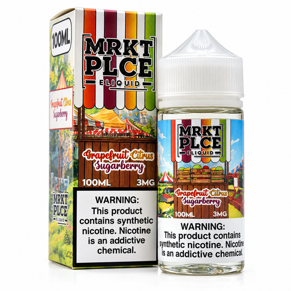 Grapefruit Citrus Sugarberry - 3mg - MRKT PLCE - 100mL
