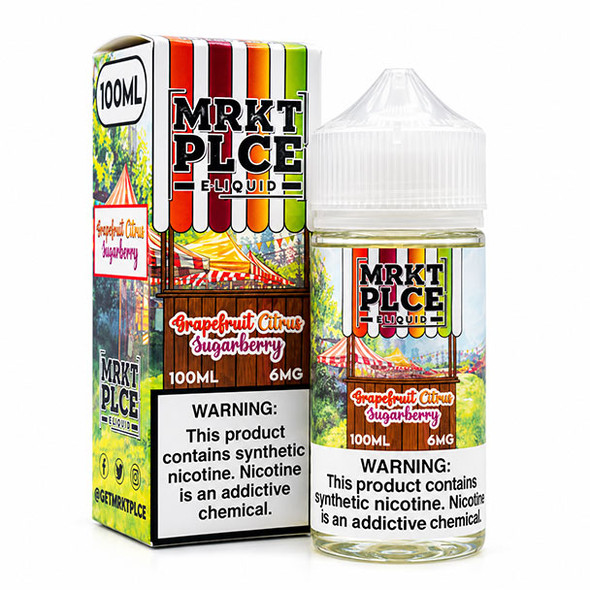 Grapefruit Citrus Sugarberry - 6mg - MRKT PLCE - 100mL