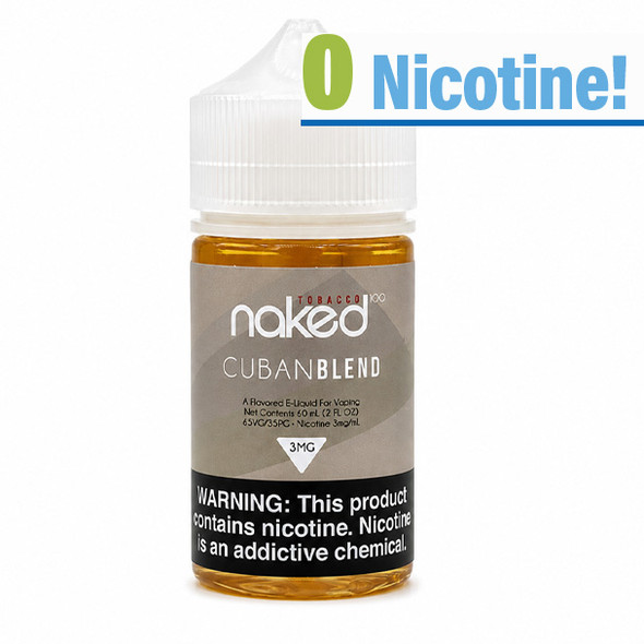 Cuban Blend -3mg - Naked 100 Tobacco - 60mL