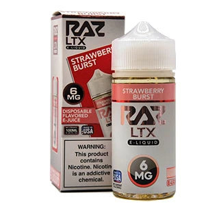 Strawberry Burst - 6mg - Pod Juice X RAZ - 100mL