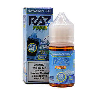 Hawaiian Blue Punch - 55mg - Pod Juice x Raz LTX - 30mL