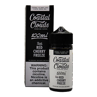 Iced Red Cherry Freeze - Coastal Clouds Co. - 100mL -  6mg