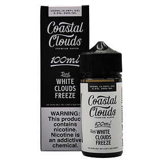 Iced White Clouds Freeze - Coastal Clouds Co. - 100mL -  3mg