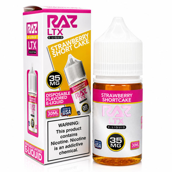 Strawberry Shortcake - 55mg - Pod Juice x Raz LTX - 30mL