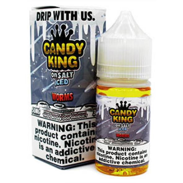 ICED Worms  - Candy King On Salt - 30mL - 50mg  Thumbnail Sized