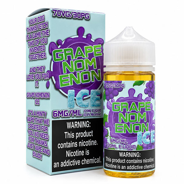 ICE Grape Nom Enom - 6mg - Nomenon - 120mL