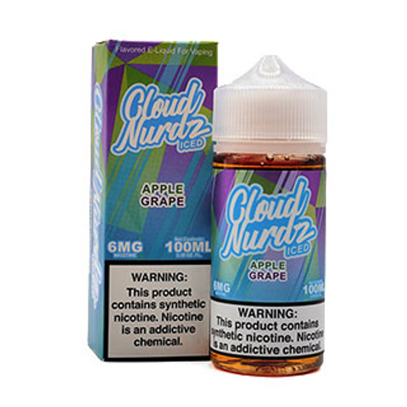 ICED Grape Apple - 6mg - Cloud Nurdz - 100mL Thumbnail Sized