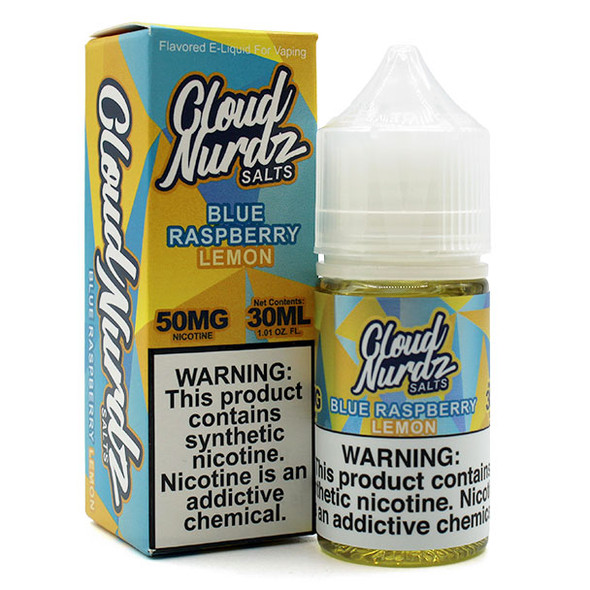 Blue Raspberry Lemon - 50mg - Cloud Nurdz Salts - 30mL