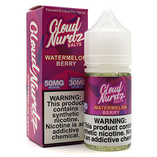 Watermelon Berry  - 50mg - Cloud Nurdz Salts - 30mL