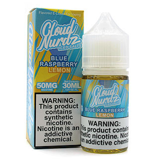 ICED Blue Raspberry Lemon - 50mg - Cloud Nurdz Salts - 30mL
