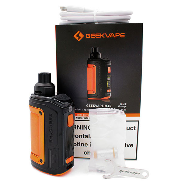 H45 ( Aegis Hero 2 ) Kit By Geek Vape Package and Contents