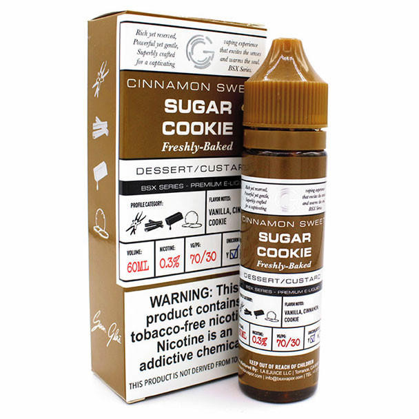 GLAS Sugar Cookie - Glas - BSX Series - 60mL -  3mg