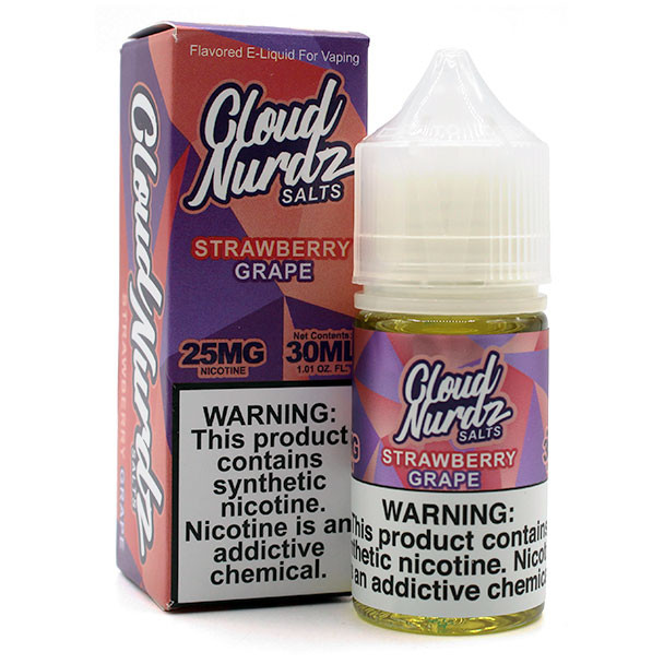 Cloud Nurdz Strawberry Grape - 25mg - Cloud Nurdz Salts - 30mL