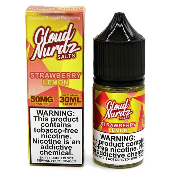 Cloud Nurdz Strawberry Lemon - 25mg - Cloud Nurdz Salts - 30mL
