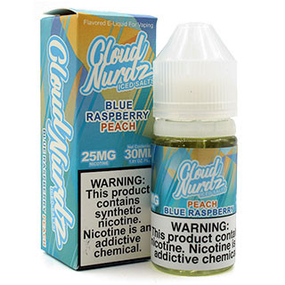 ICED Blue Raspberry Peach - 25mg - Cloud Nurdz Salts - 30mL