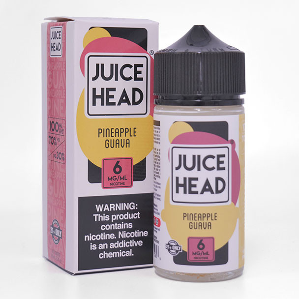 Pineapple Guava - 6mg - Juice Head - 100mL - Box and Bottle