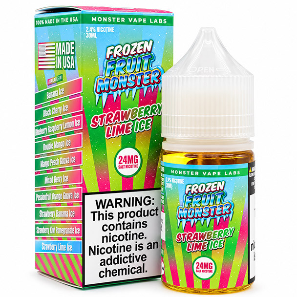 Ice Strawberry Lime - 24mg - Frozen Fruit Monster Salt 30mL