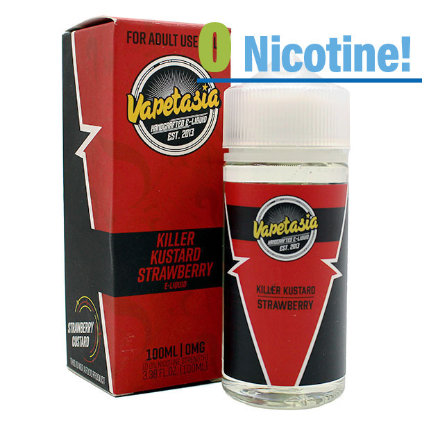 Killer Kustard Strawberry - 0mg - Vapetasia - 100mL