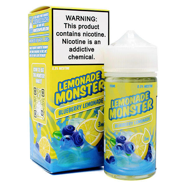 Jam Monster Blueberry Lemonade - Lemonade Monster - 100mL - 6mg
