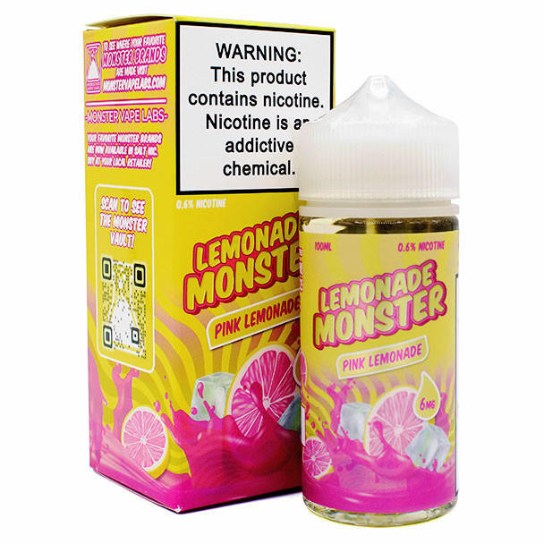 Jam Monster Pink Lemonade - Lemonade Monster - 100mL - 3mg