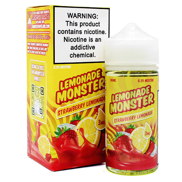 Jam Monster Strawberry Lemonade - Lemonade Monster - 100mL - 3mg