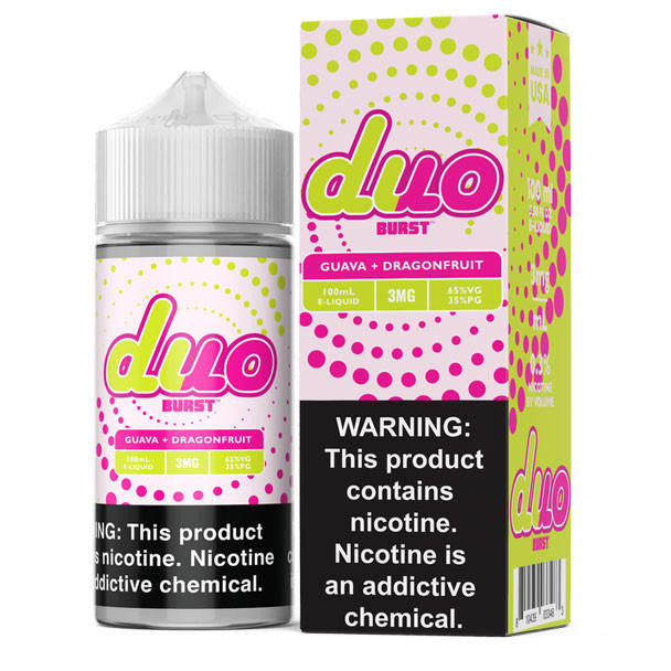 Burst Duo Guava + Dragon Fruit ( 100ml ) Burst ( 3mg )