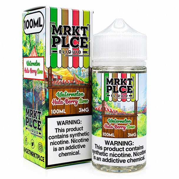 Watermelon Hulaberry Lime - 3mg - MRKT PLCE - 100mL
