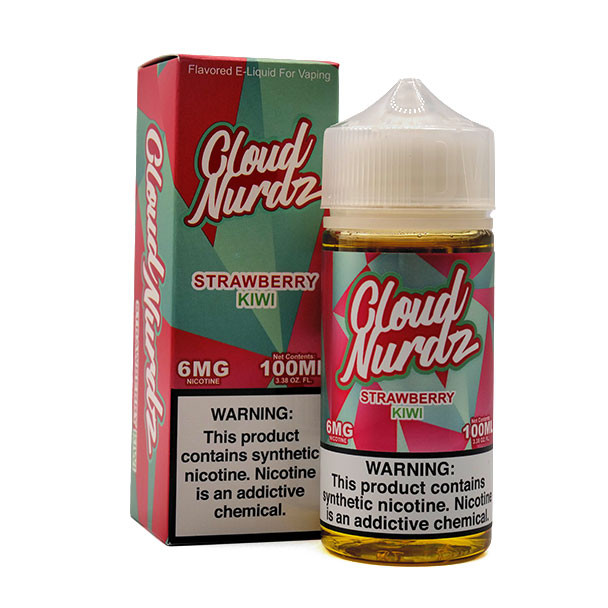 Strawberry Kiwi  - 6mg - Cloud Nurdz - 100mL
