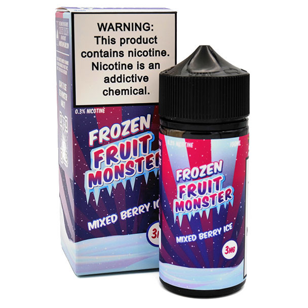ICE Mixed Berry - Frozen Fruit Monster - 100mL - 3mg  - Box and Bottle