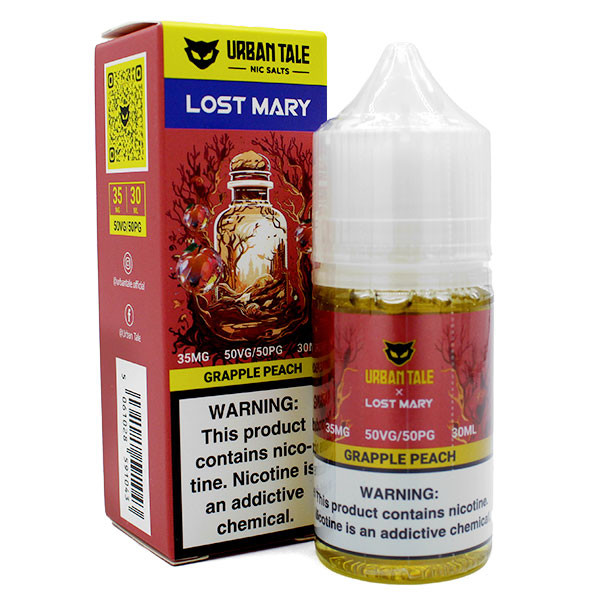 Grapple Peach - 35mg - Urban Tale X Lost Mary - 30mL