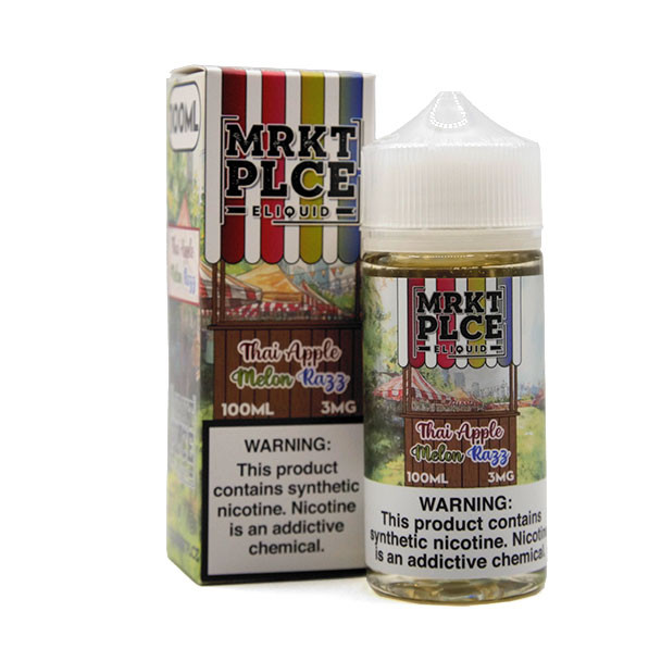 Thai Apple Melon Razz - 3mg - MRKT PLCE - 100mL