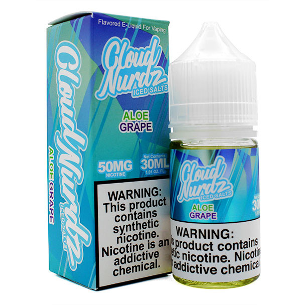 ICED Aloe Grape - 50mg - Cloud Nurdz Salts - 30mL