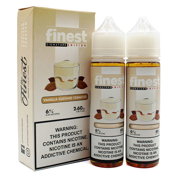 Vanilla Custard Tobacco - 6mg - The Finest E-Liquid - 120mL
