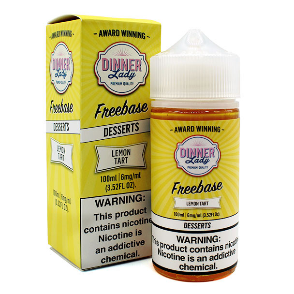 Lemon Tart - 6mg - Vape Dinner Lady - 100mL